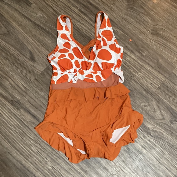 selink swimsuit orange size L - Picture 6 of 7